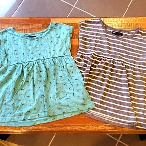Gap Kids Girl's Bundle (2) Empire Waist Tops. Size S (6/7)